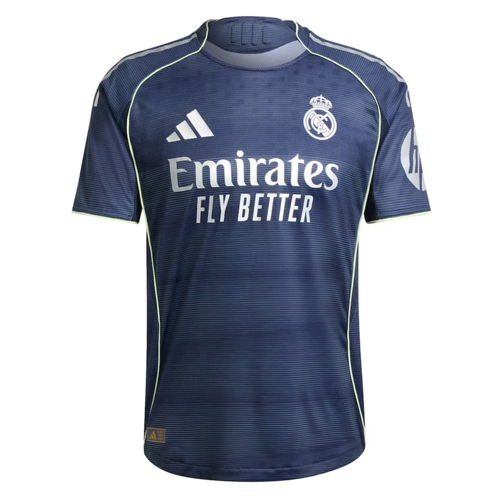 adidas Real Madrid Men's Away Authentic 2025/26 Jersey w/ Mbappe #10
