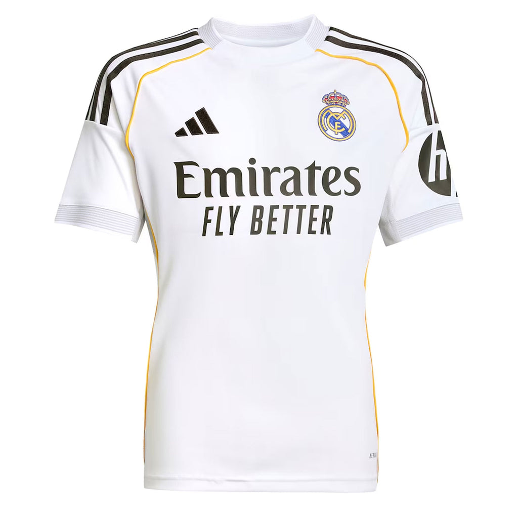 adidas Real Madrid Men's Home Stadium 2025/26 Jersey w/ Mbappe #10