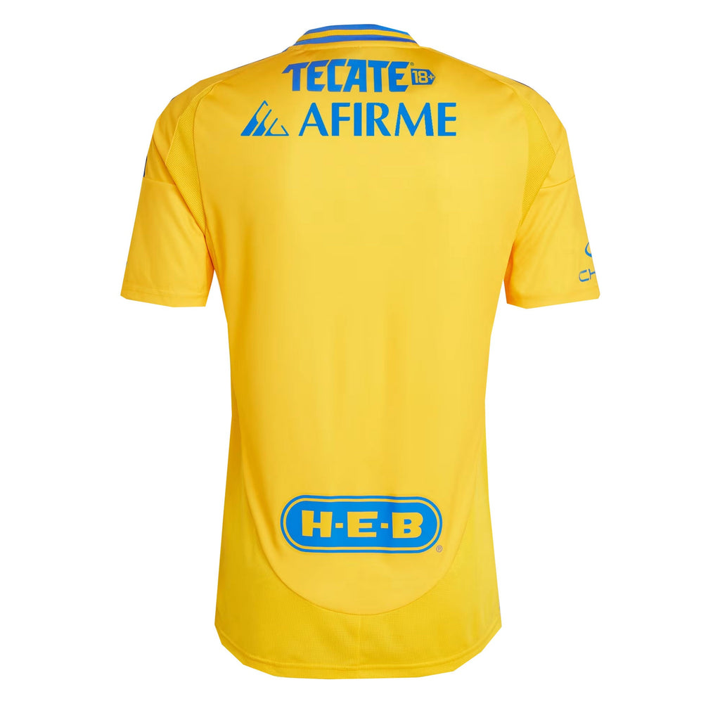 adidas Tigres UANL Men's Home Stadium 2024/25 Jersey