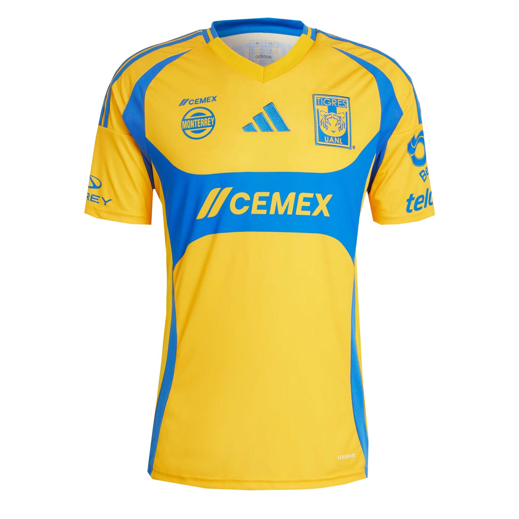 adidas Tigres UANL Men's Home Stadium 2024/25 Jersey