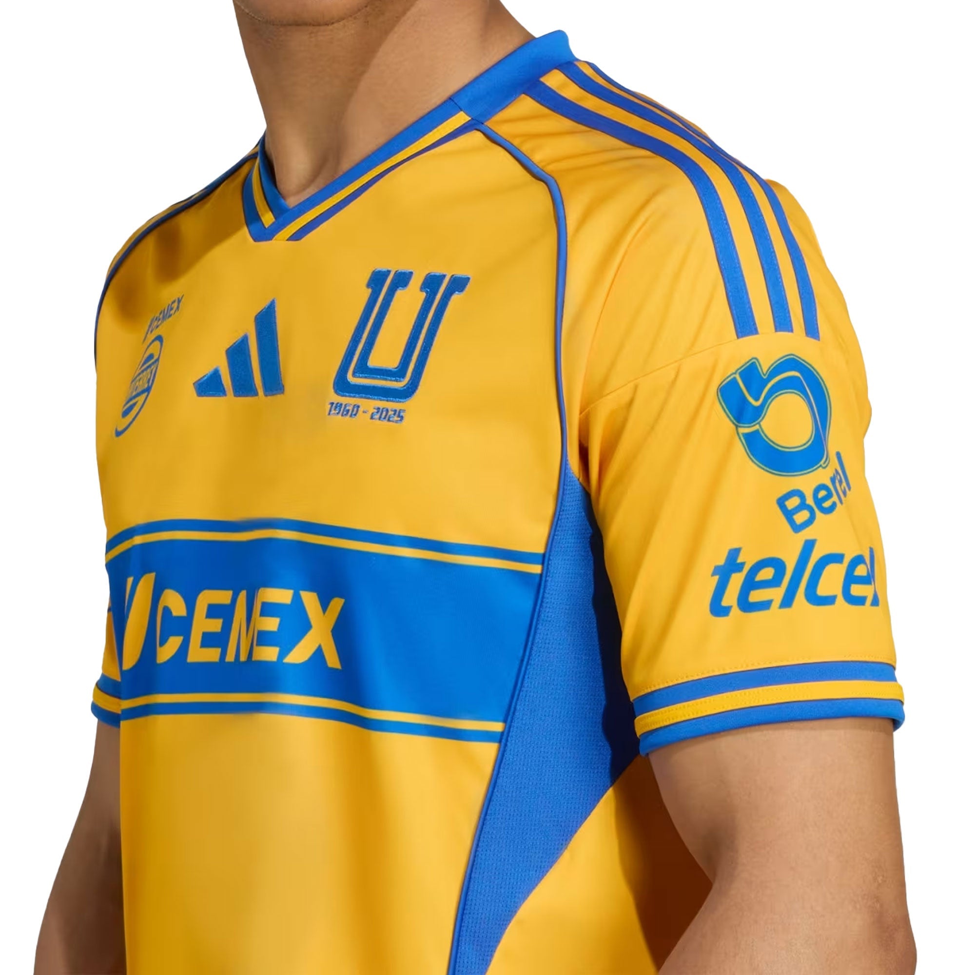 adidas Tigres UANL Men's Home Stadium 2025/26 Jersey