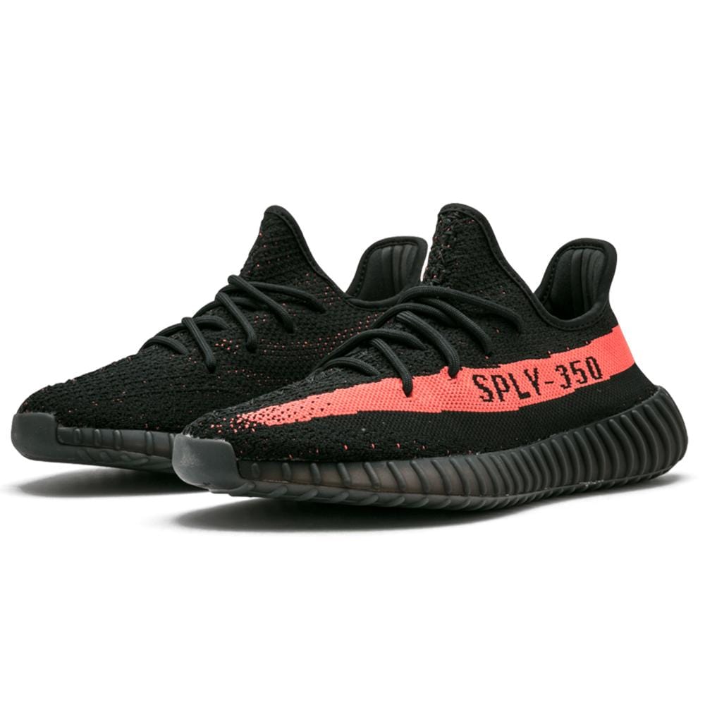 adidas Yeezy Boost 350 V2 Core Black Red Secondary image