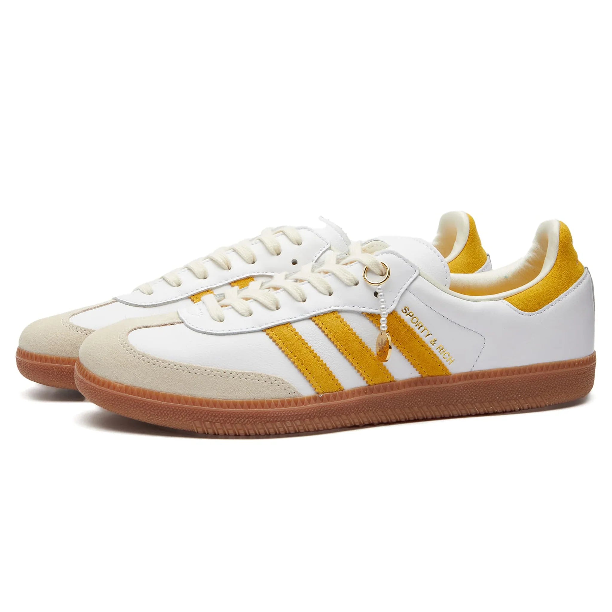Adidas Samba OG Sporty & Rich White Bold Gold Secondary image