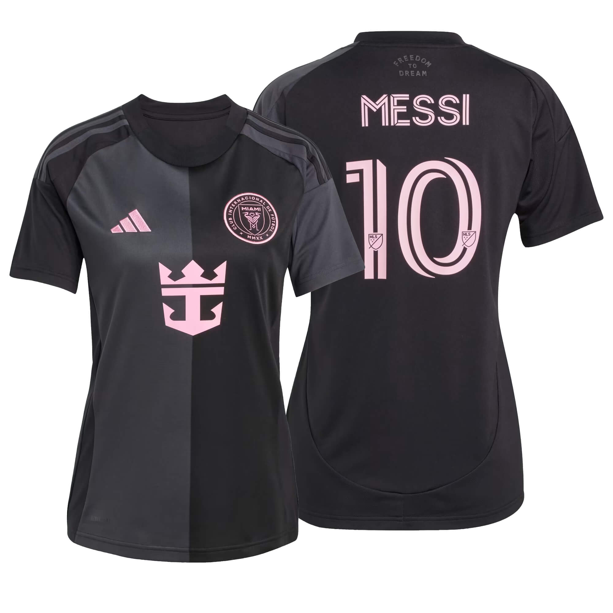 adidas Inter Miami Women's Away Stadium 2025/26 Jersey w/ Messi #10