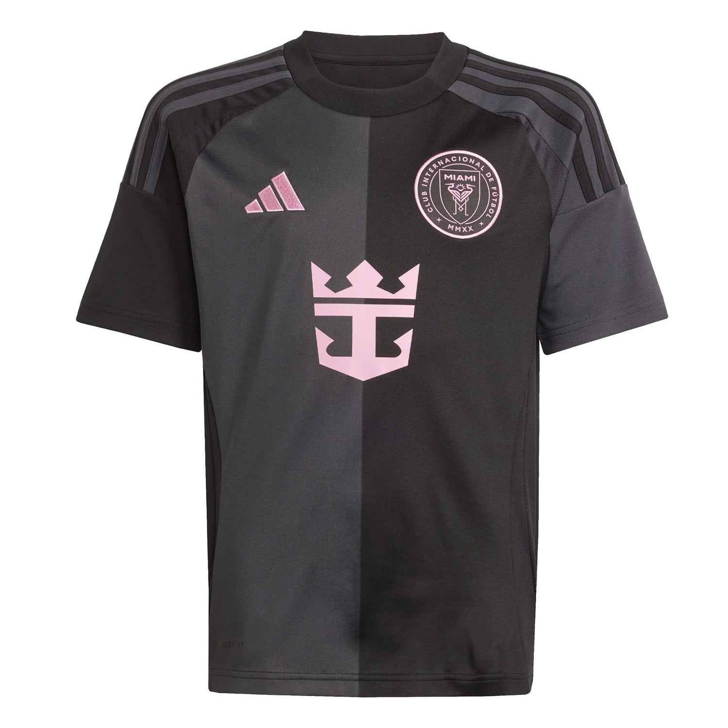 adidas Inter Miami Kids Away Stadium 2025/26 Jersey w/ Messi 