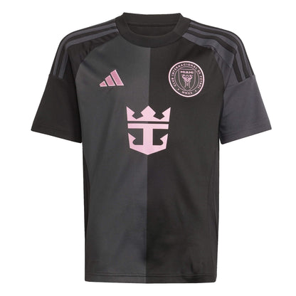 adidas Inter Miami Kids Away Stadium 2025/26 Jersey w/ Messi 
