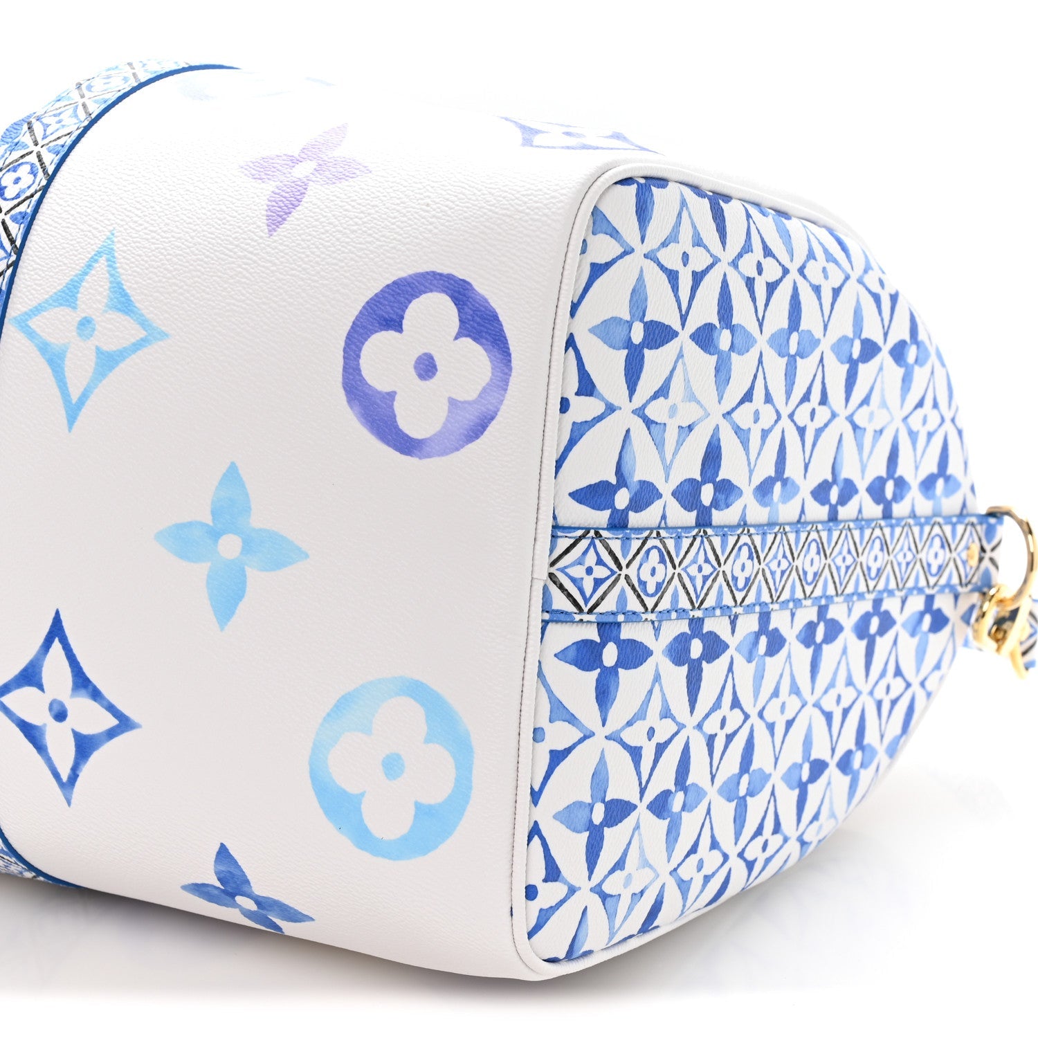 Monogram LV By The Pool Keepall Bandouliere 50 Blue