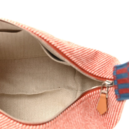 Wool Small Bride-A-Brac H Natte Pouch Tomette