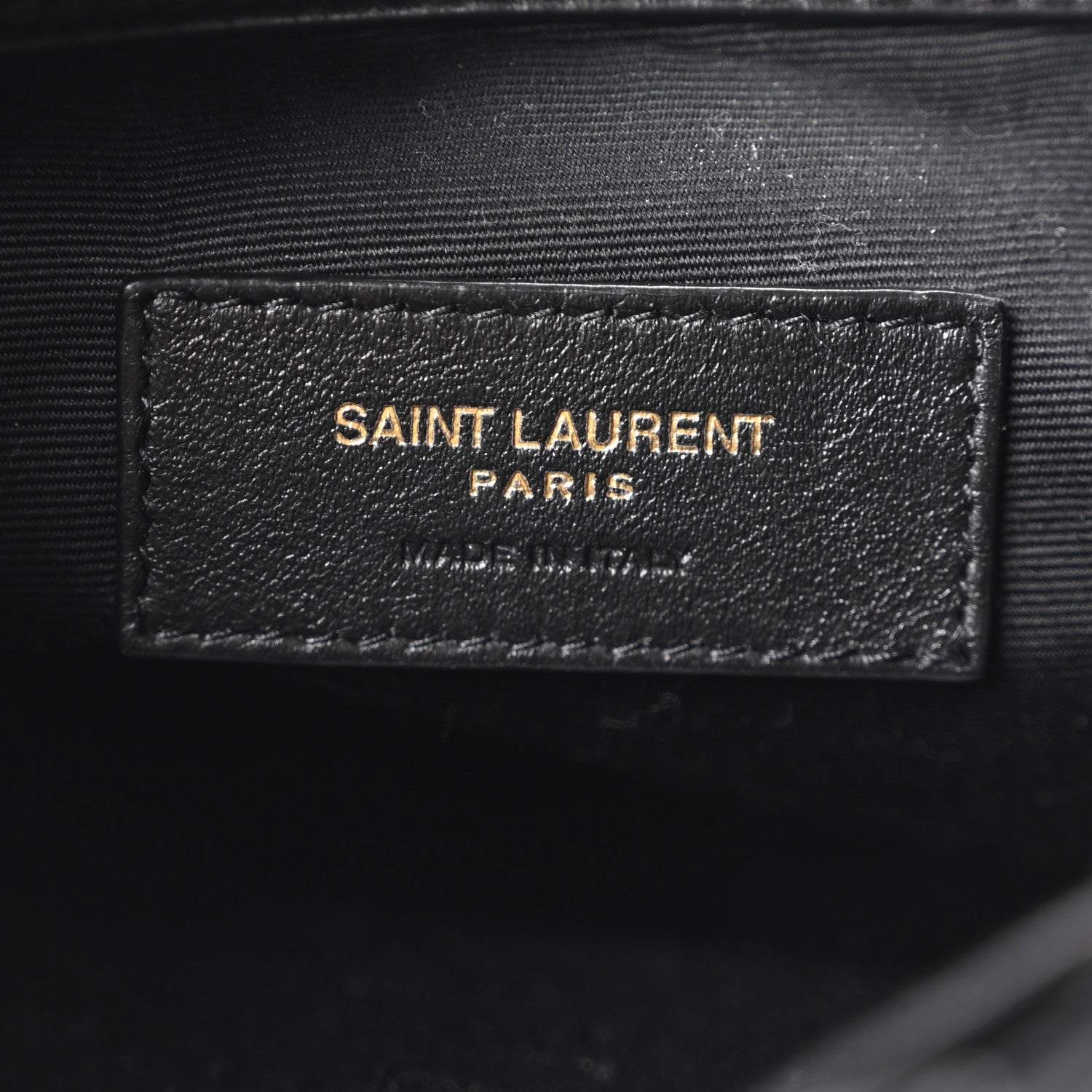 Lambskin Carre Quilted Small Cassandre Bucket Bag Black