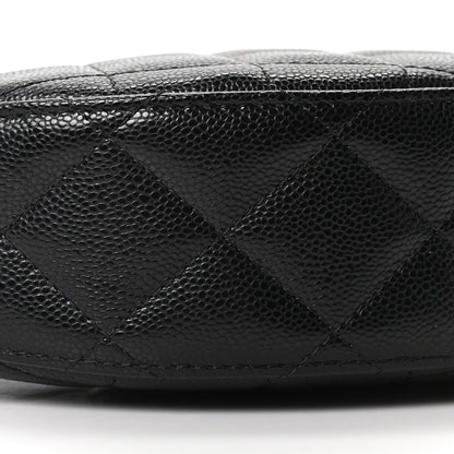 Caviar Quilted Other Shape With Chain Black