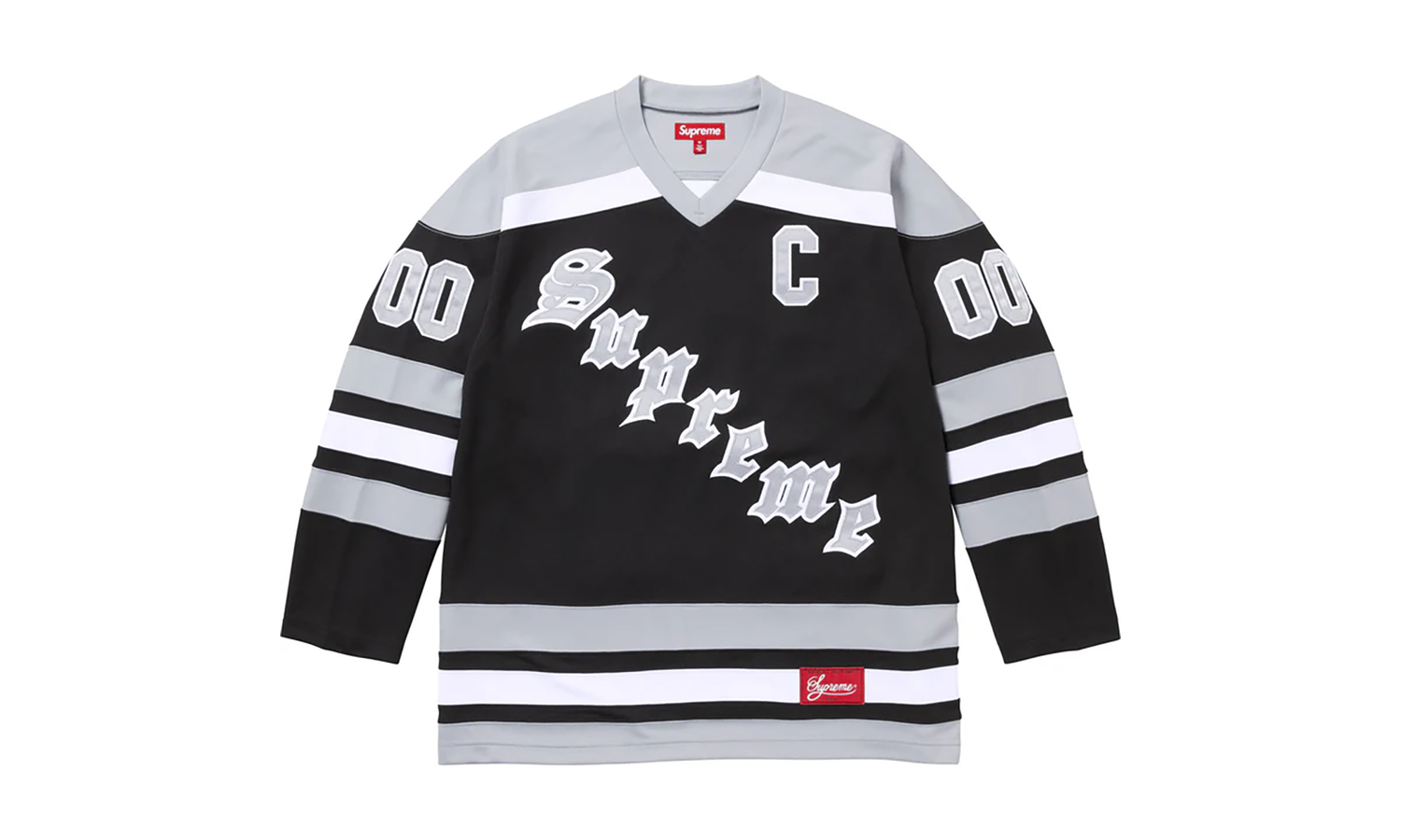 Fire &amp; Ice Hockey Jersey "FW25 - Black/Grey" SU25927
