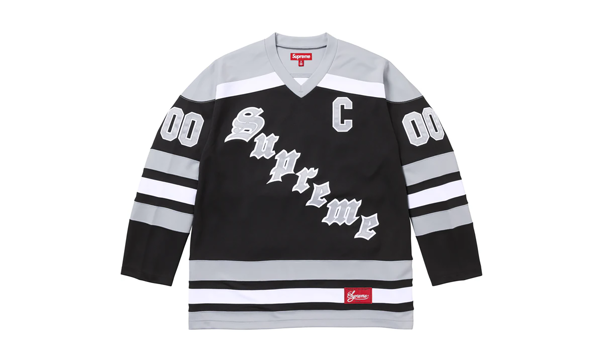 Fire &amp; Ice Hockey Jersey "FW25 - Black/Grey" SU25927