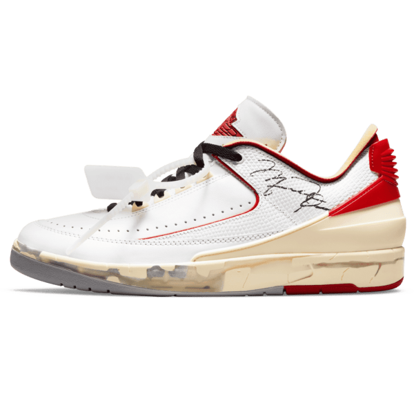 Off White Air Jordan 2 Retro Low SP ‘White Varsity Red’