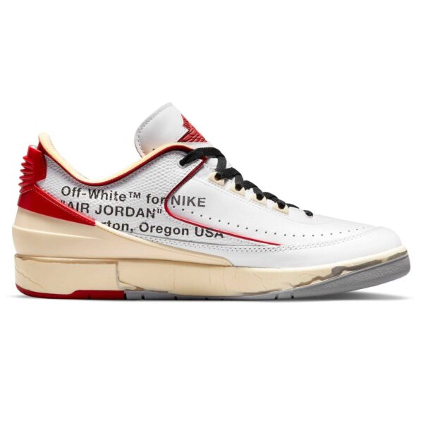 Off White Air Jordan 2 Retro Low SP ‘White Varsity Red’