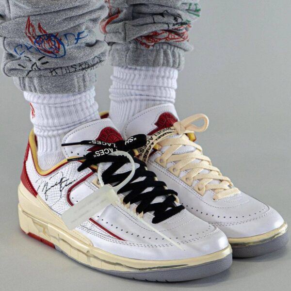 Off White Air Jordan 2 Retro Low SP ‘White Varsity Red’