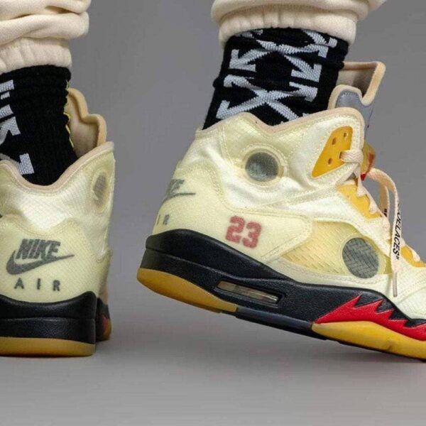 Off-White x Air Jordan 5 SP ‘Sail’