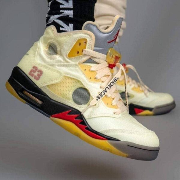 Off-White x Air Jordan 5 SP ‘Sail’