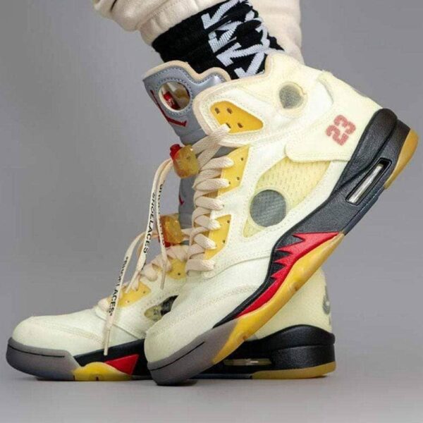 Off-White x Air Jordan 5 SP ‘Sail’