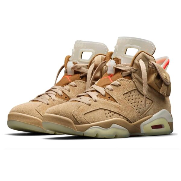 Travis Scott x Air Jordan 6 Retro ‘British Khaki’ Secondary image
