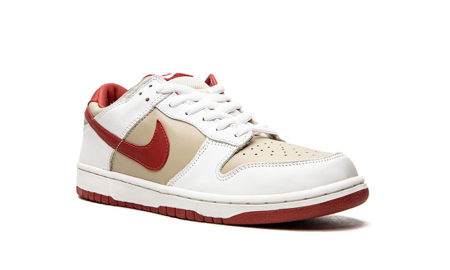 DUNK LO PRO MNS WMNS "Light Stone Varsity Red" 302517 161