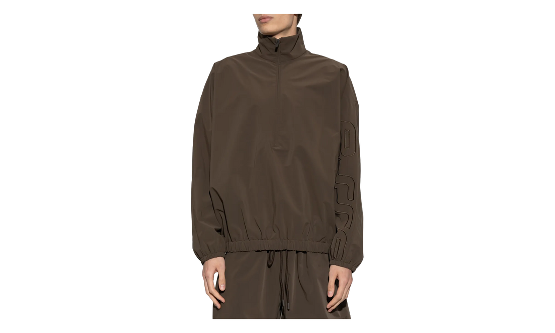 Active Trace Half Zip Track Jacket "Brown" 192SP266742F