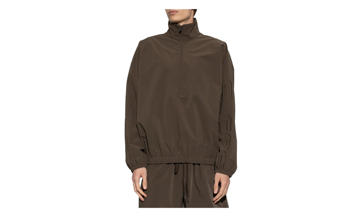 Active Trace Half Zip Track Jacket "Brown" 192SP266742F