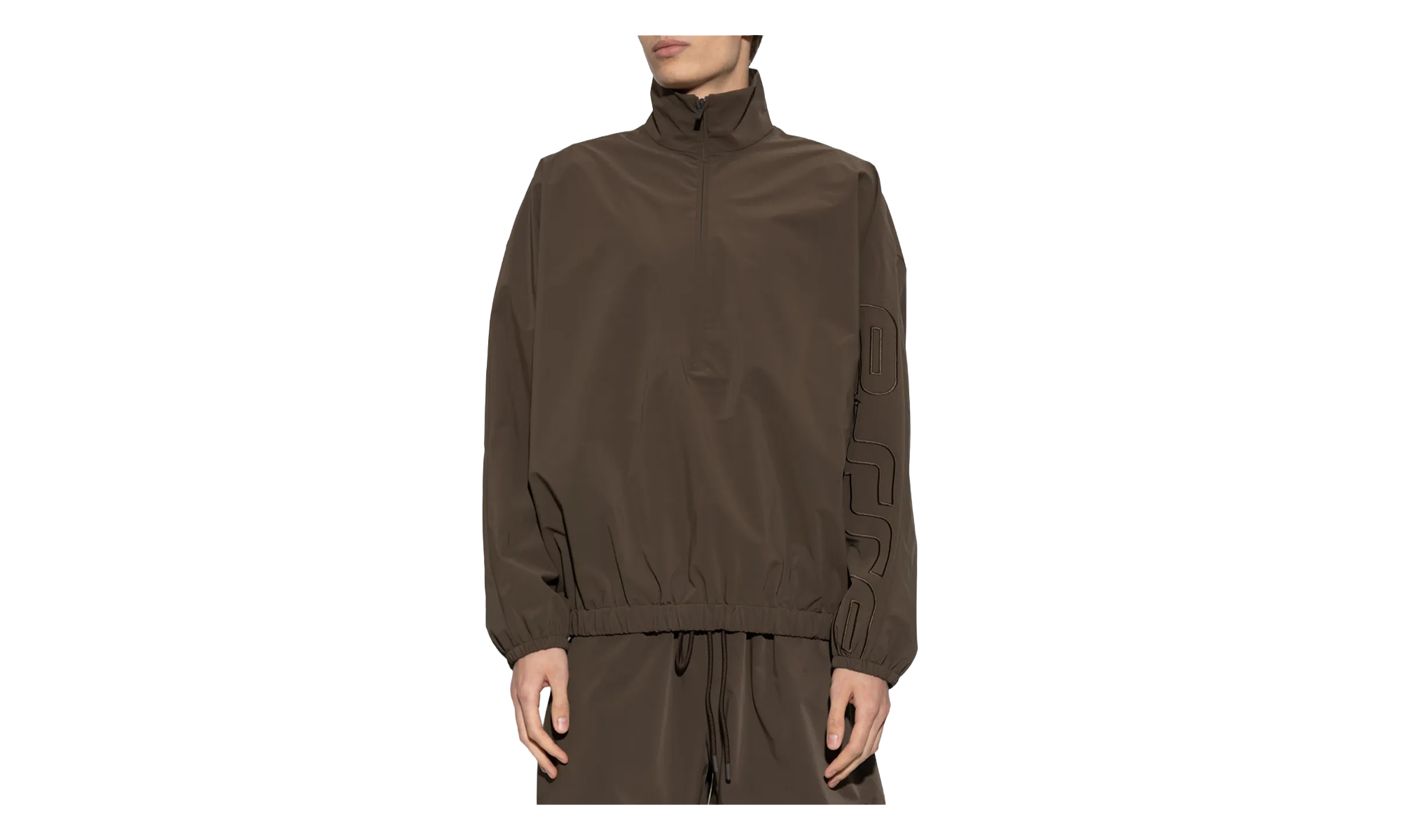 Active Trace Half Zip Track Jacket "Brown" 192SP266742F