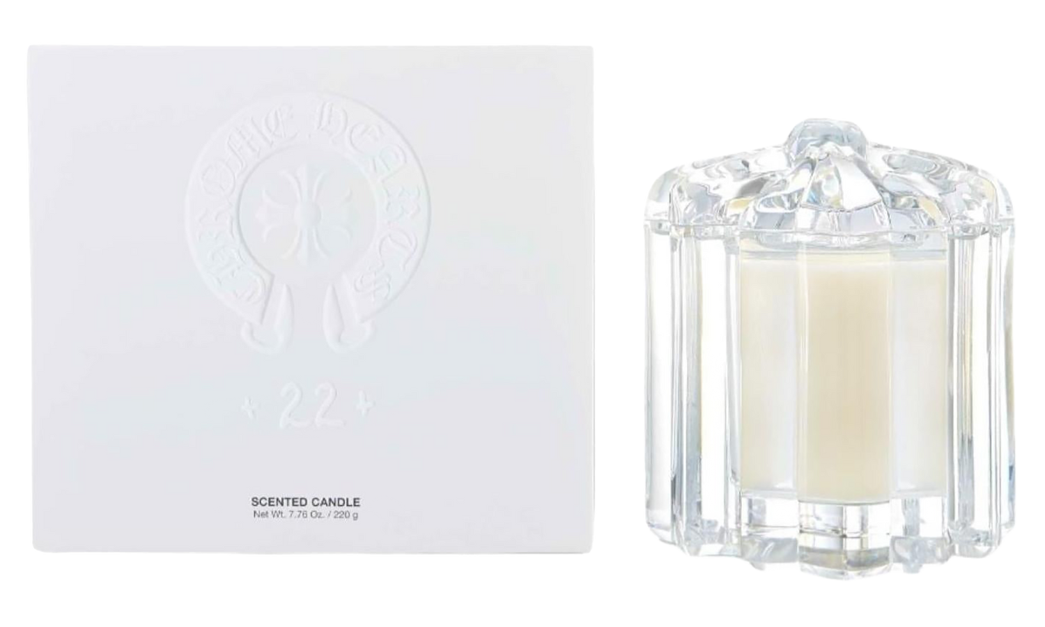 22 Scented Candle 220G "Crystal Candle Holder Included" CHRM1046