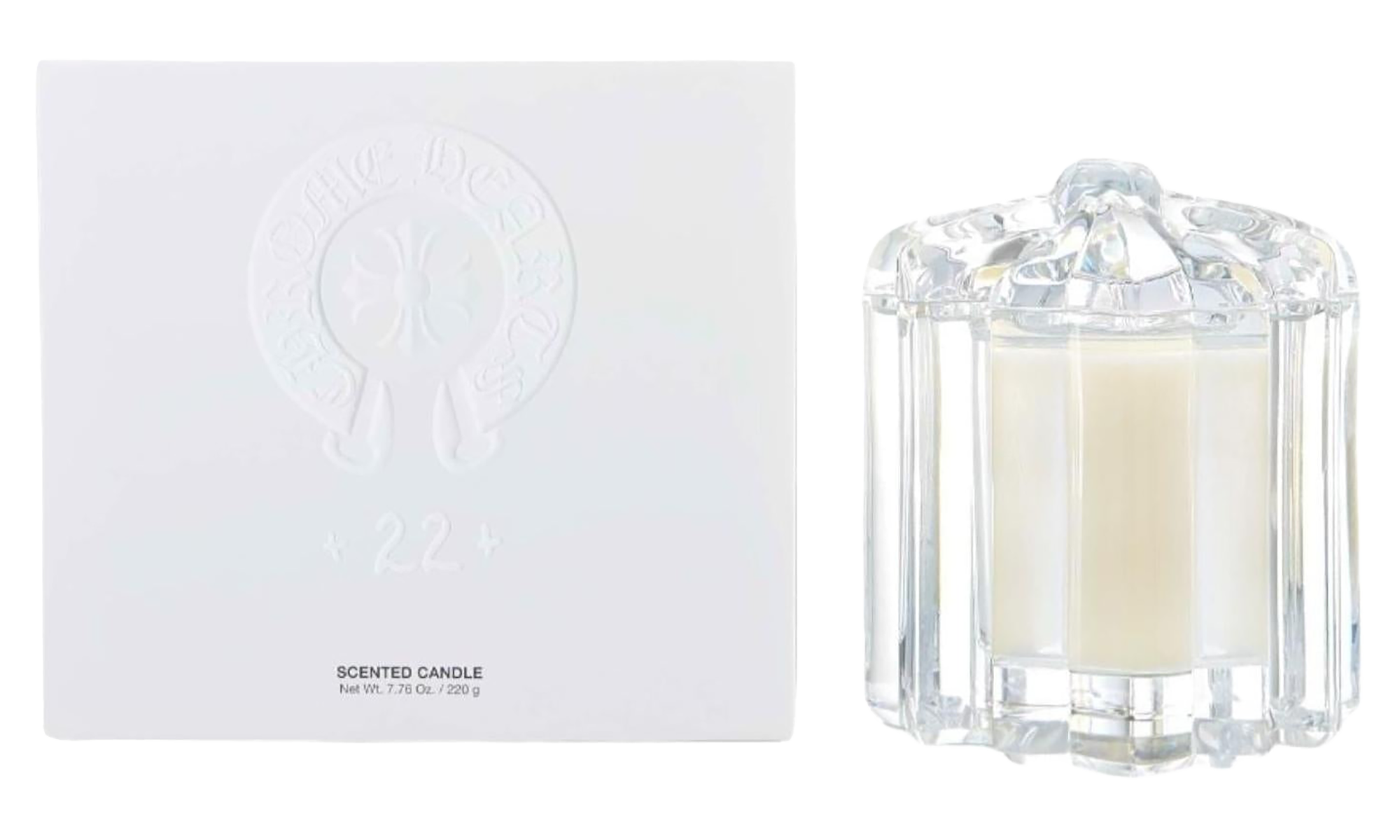 22 Scented Candle 220G "Crystal Candle Holder Included" CHRM1046