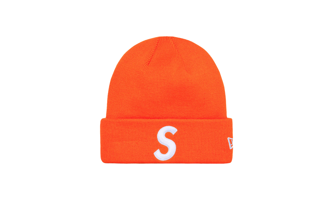 New Era® S Logo Beanie "FW24 orange" SU985