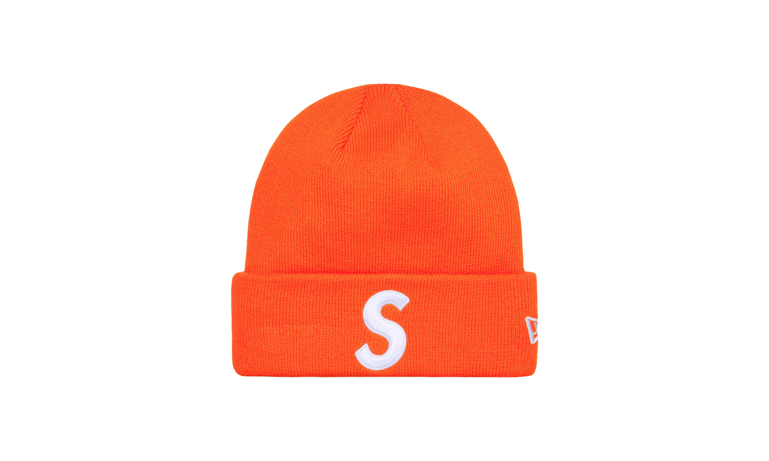 New Era® S Logo Beanie "FW24 orange" SU985