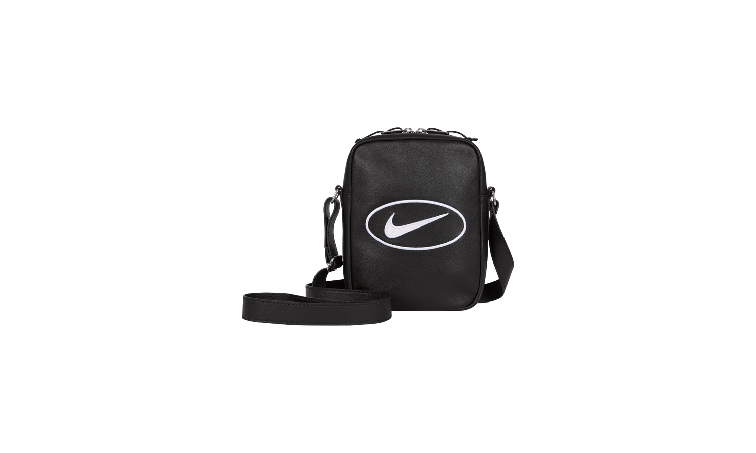 Nike Leather Shoulder Bag "SS25 - Black" SU25207