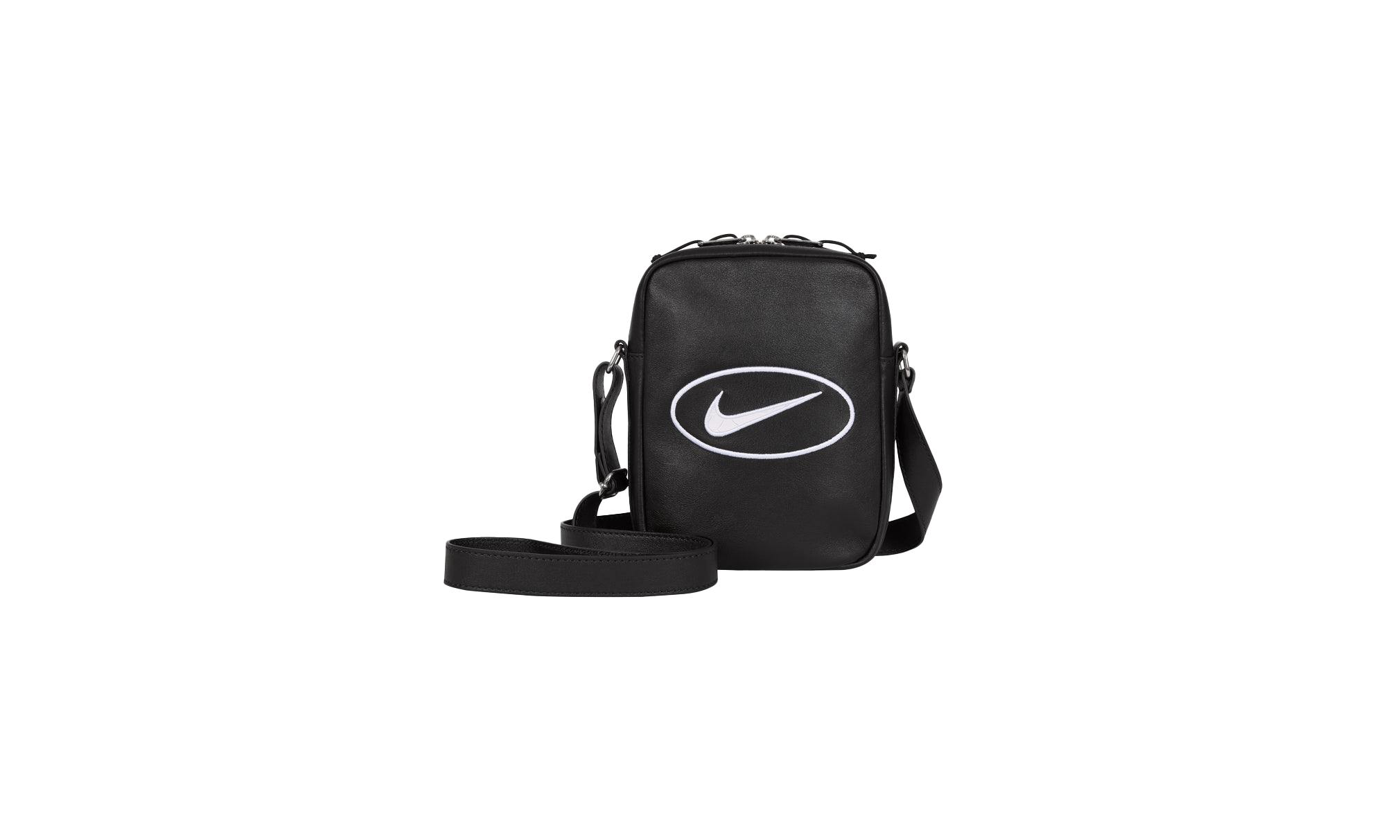 Nike Leather Shoulder Bag "SS25 - Black" SU25207