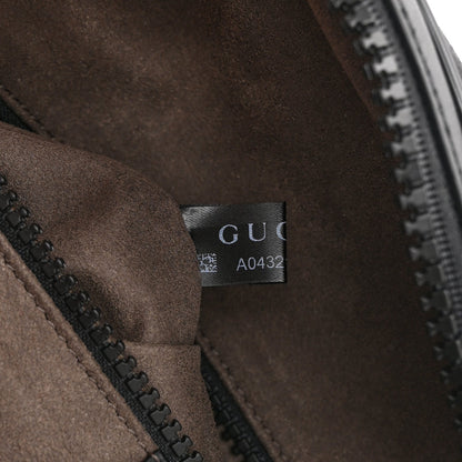 GG Supreme Monogram Large Belt Bag Beige Ebony Black