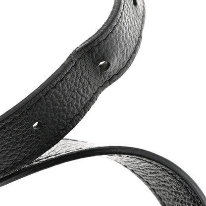 Grained Calfskin Quilted Waist Belt Bag Black
