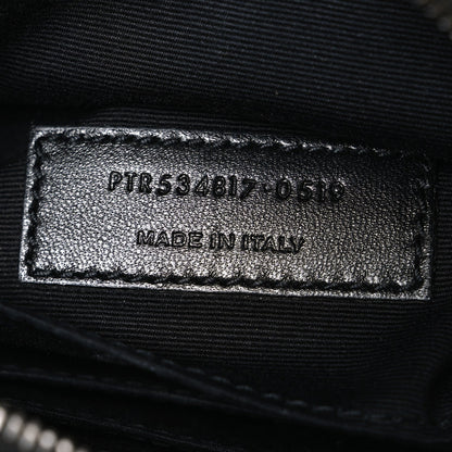 Calfskin Matelasse Monogram Lou Belt Bag Black