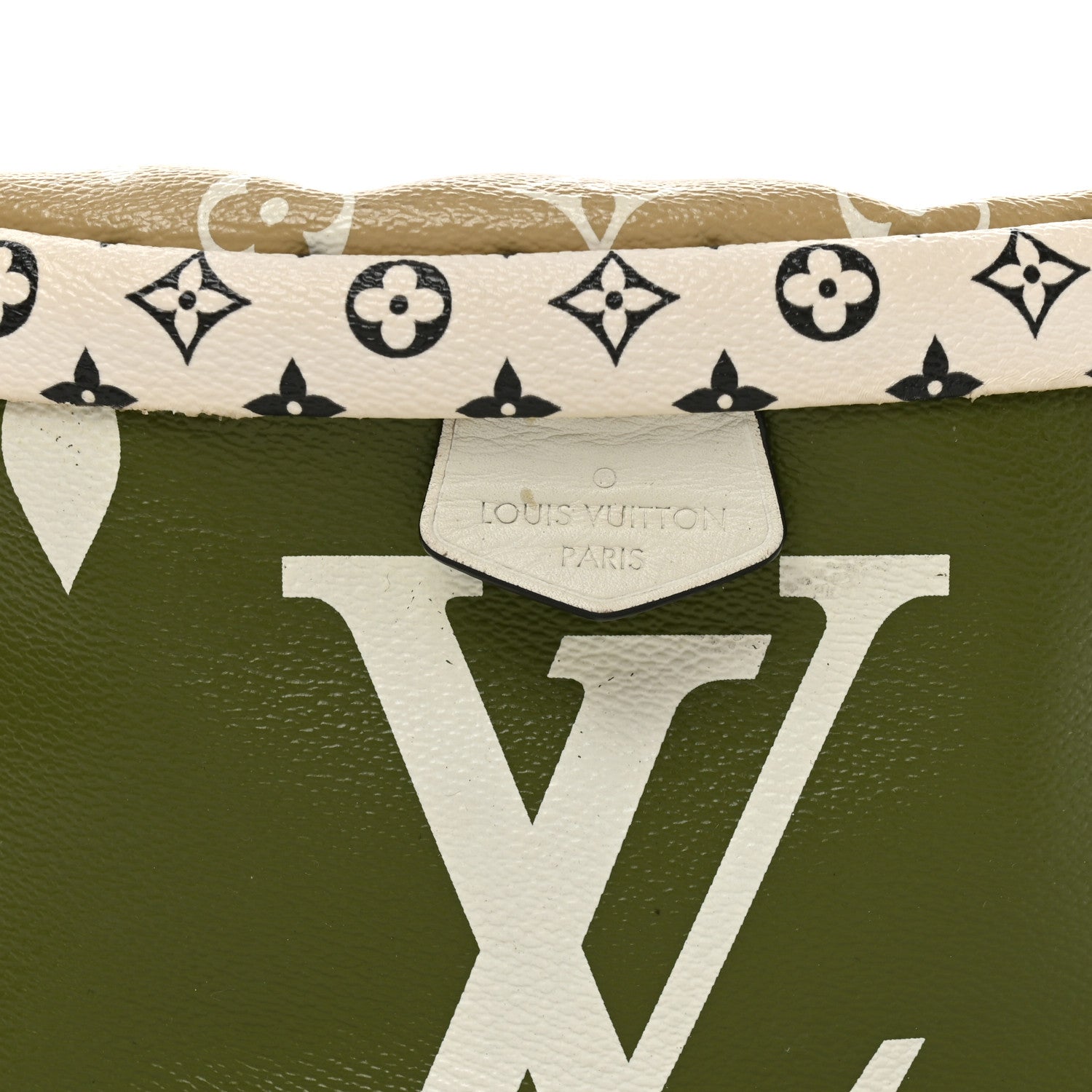 Monogram Giant Bumbag Kaki Beige