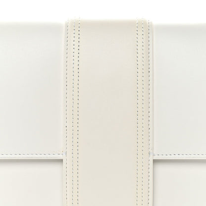 Smooth Calfskin Long Le Grand Bambino Clutch White