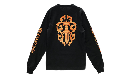 Yellow Dagger Script Logo Long Sleeve "Black" CHRM0829
