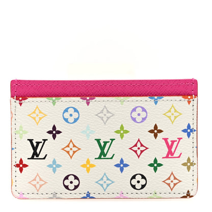 LV X TM Monogram Multicolor Card Holder Kawaii Pink