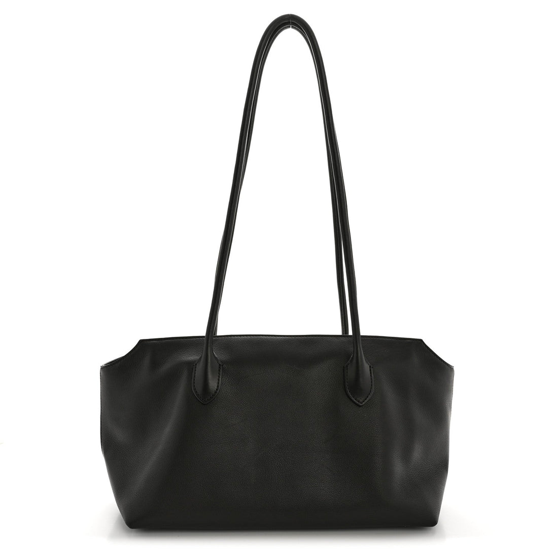 Grained Calfskin Terrasse Bag  Dark Brown
