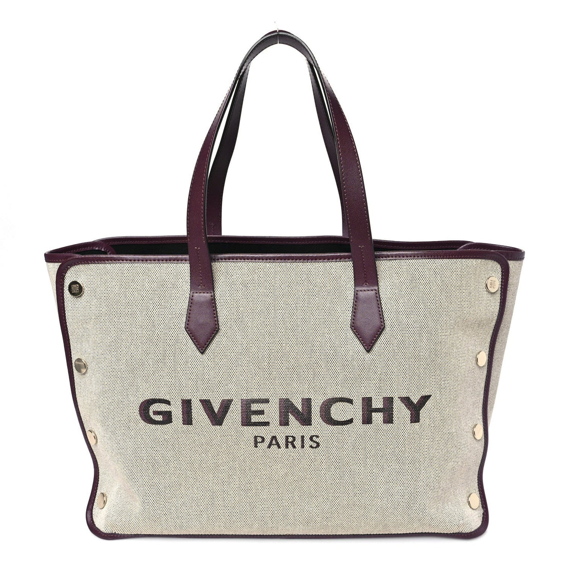 Canvas Medium Bond Shopper Tote Aubergine