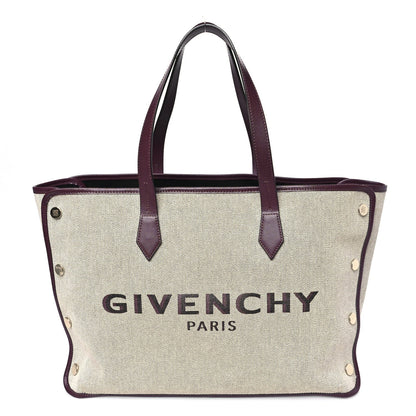 Canvas Medium Bond Shopper Tote Aubergine