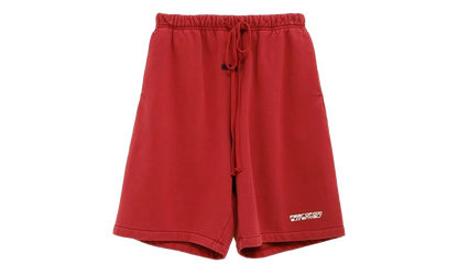 Suede Fleece Relaxed Short "Crimson" 160HO254711F