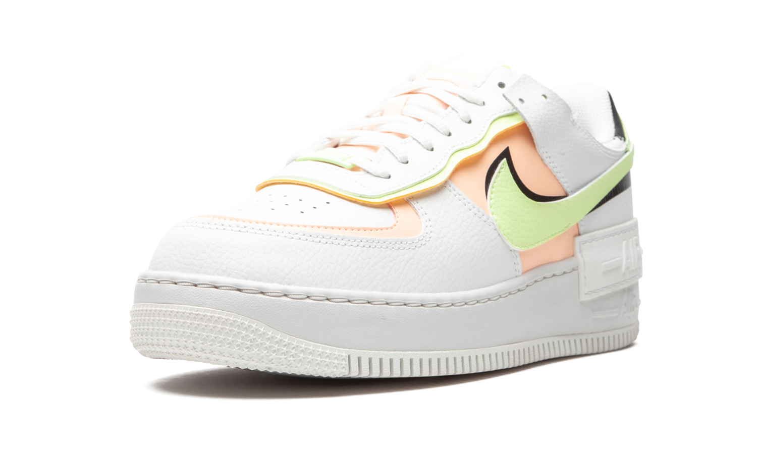 AIR FORCE 1 SHADO MNS WMNS "White / Barely Volt / Crimson Tint" CI0919 107