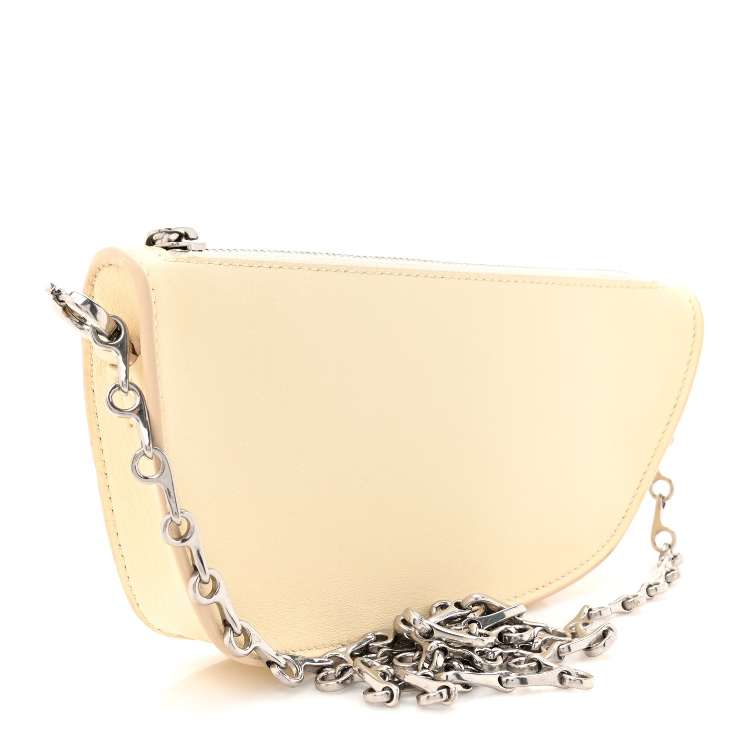 Calfskin Micro Shield Sling Bag Pearl