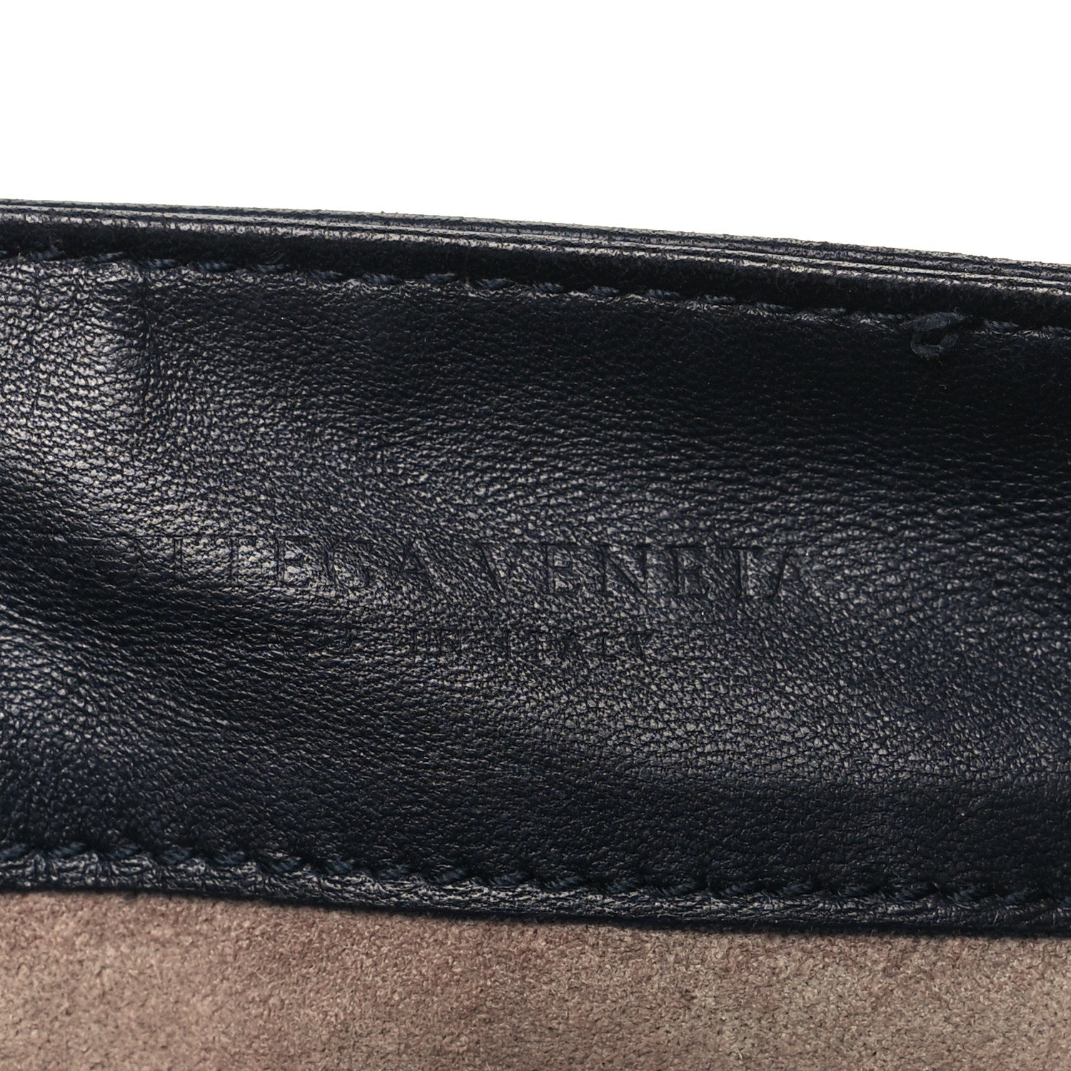 Nappa Intrecciato Messenger Bag Ardoise