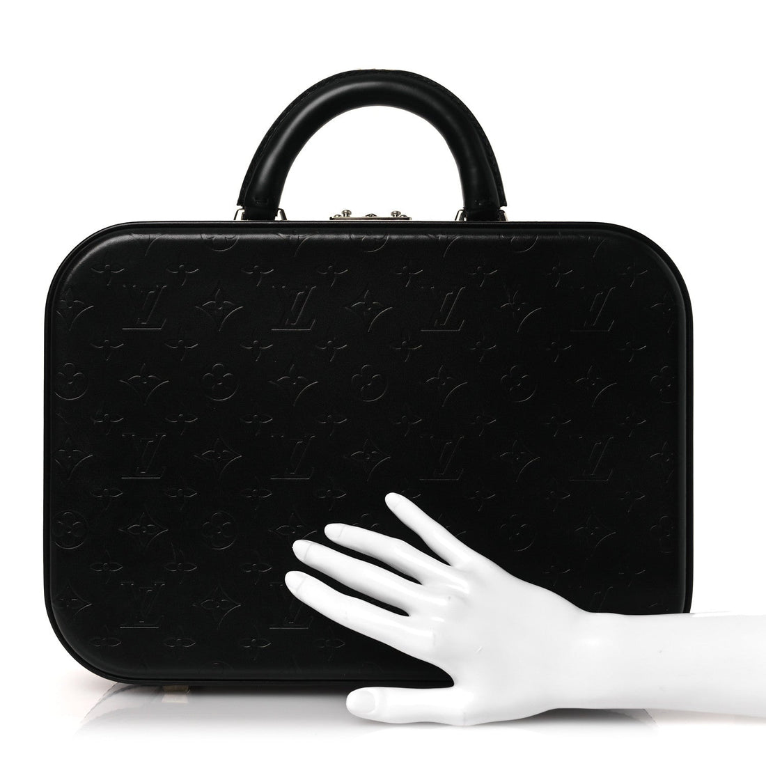 Monogram Glace Valisette MM Black