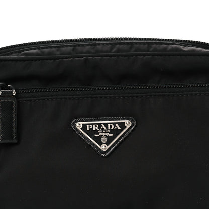 Re-Nylon Saffiano Belt Bag Black
