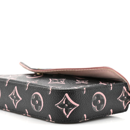 Monogram Fall For You Felicie Strap &amp; Go Black